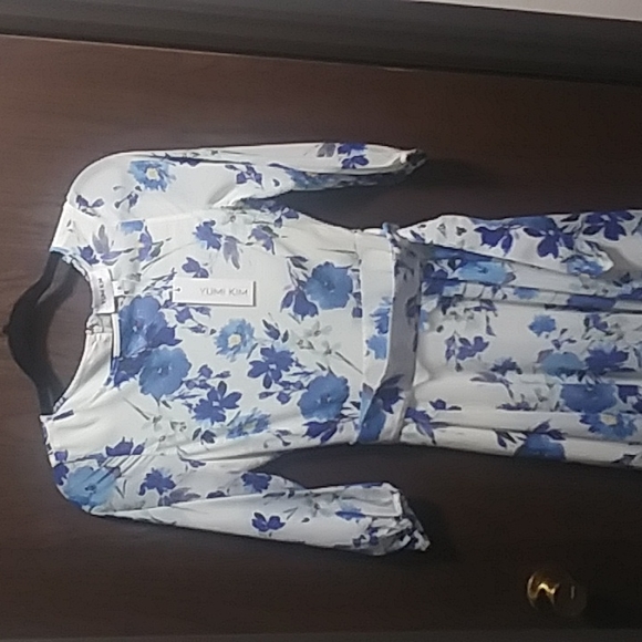 NWT Yumi Kim Hudson Maxi Dress Bluebird Ivory - Picture 5 of 13